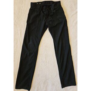 Oakley Mens Black Stretch Pants 31W/32L Slim Straight Fit Cotton Blend